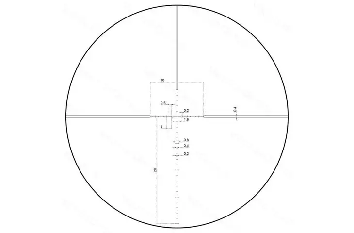 German Precision Optics Centuri Compact 4-16x44mm 30mm Rifle Scope, First Focal Plane w/ Free S&H - view 5